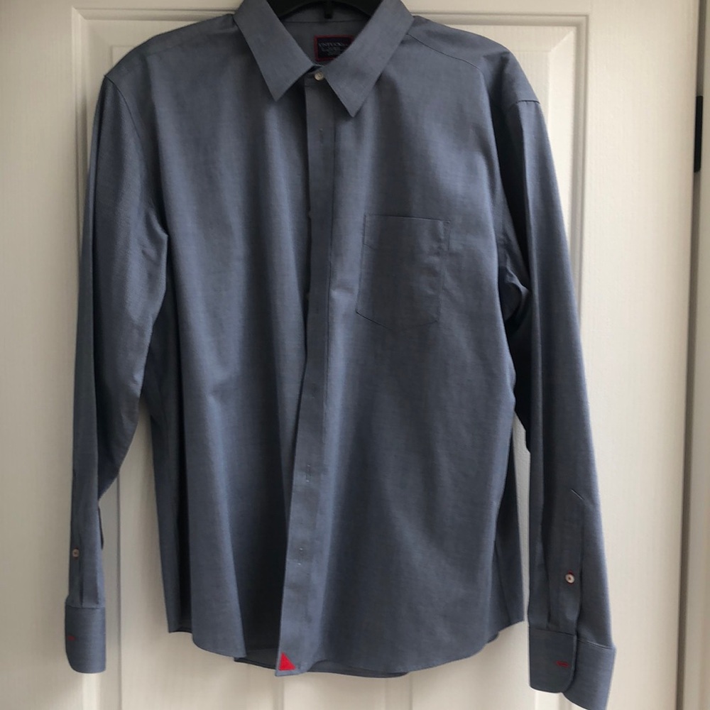 Men's Blue Dress Shirt